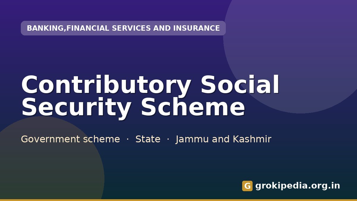 Contributory Social Security Scheme