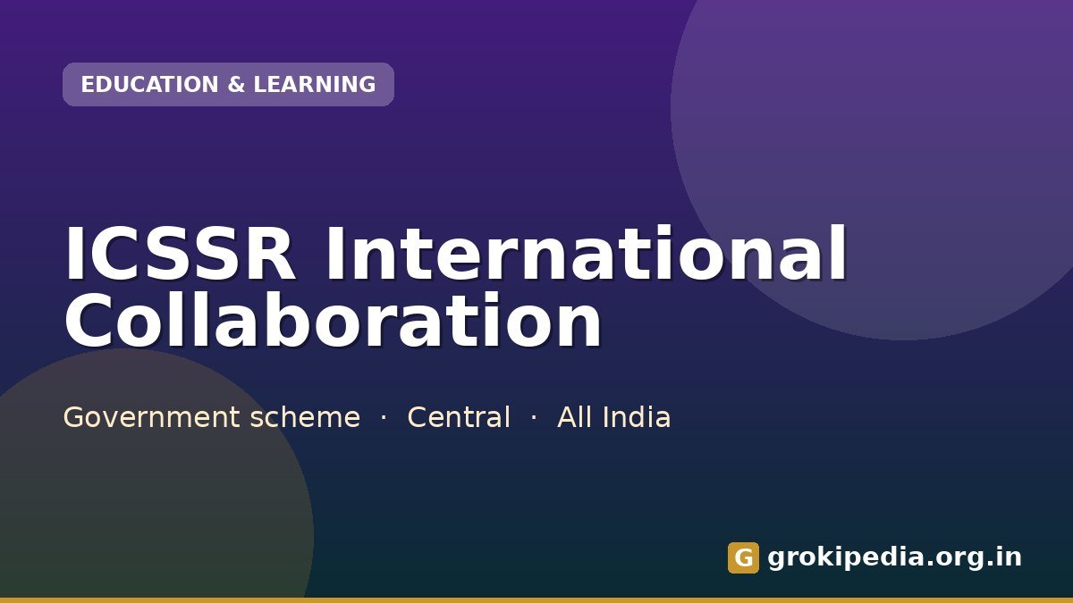 ICSSR International Collaboration