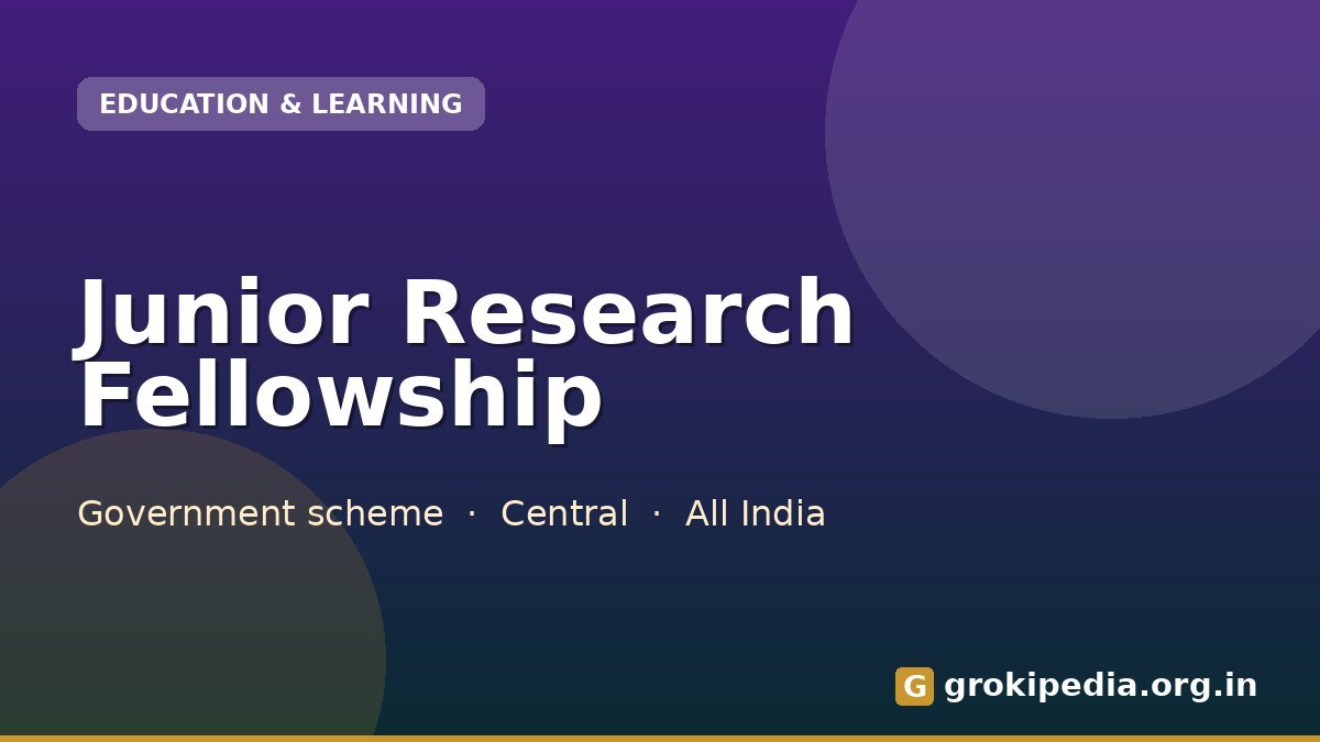 Junior Research Fellowship
