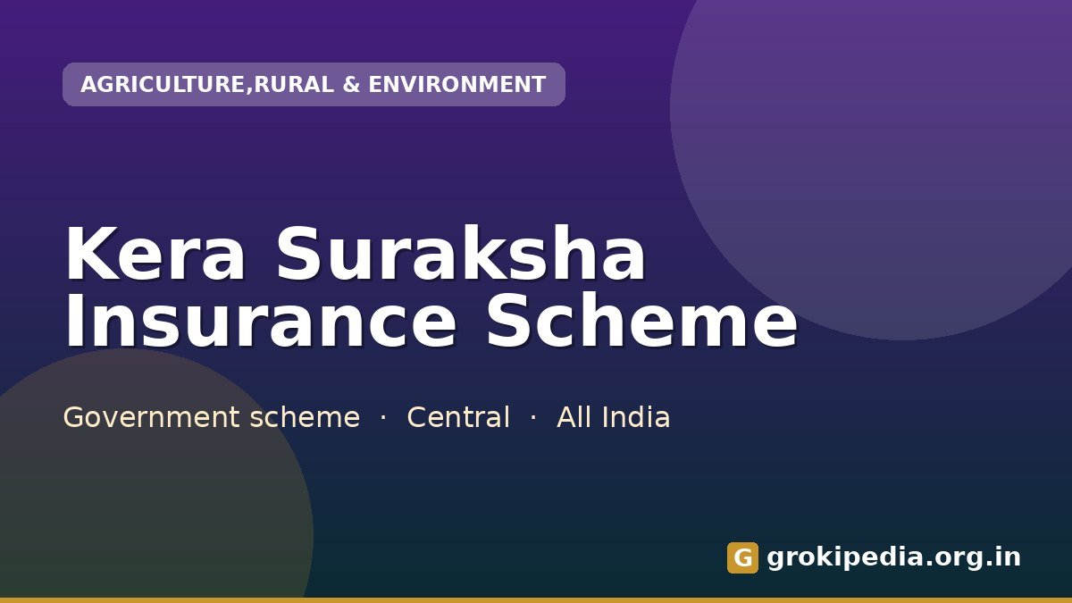 Kera Suraksha Insurance Scheme