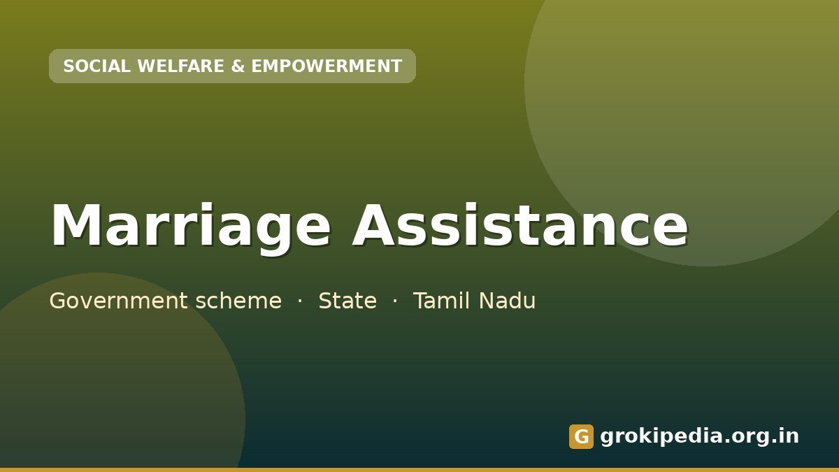 Marriage Assistance