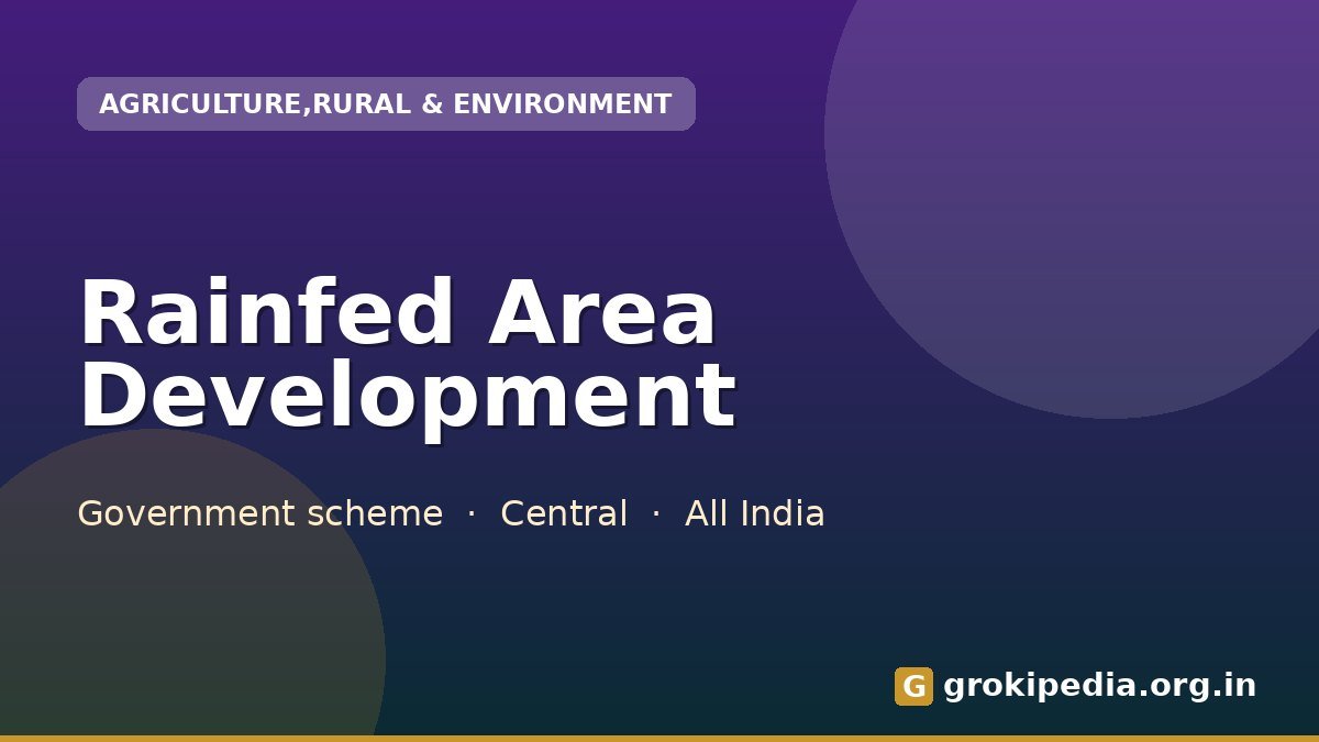 Rainfed Area Development