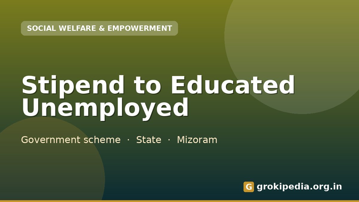 Stipend to Educated Unemployed